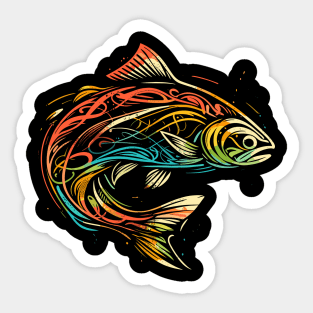 Cool Fish Sticker